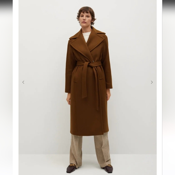 Mango Woolen Coat belt - Picture 1 of 3